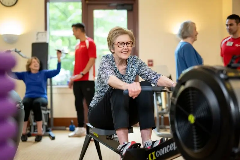 Resources & Events 1 Condominium owners participating in a wellness program at Fox Hill retirement community in Bethesda